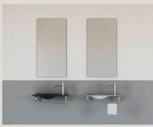 סט תליה זכוכית אינטגרלי במידות שונות