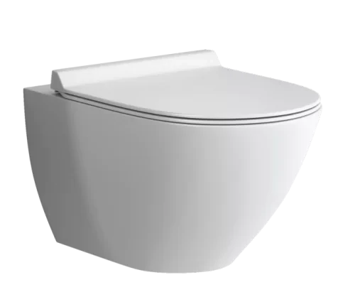 אסלה תלויה טורנדו לבן מבריק