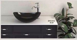 ארון אמבטיה תלוי טוסקנה שיש