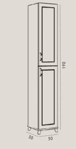 ארונות שירות סדרת פרובנס עומד