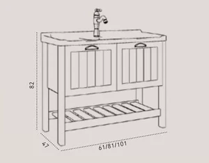 ארון אמבטיה מונח סיציליה