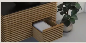 ארון אמבטיה תלוי פאלמס שיש