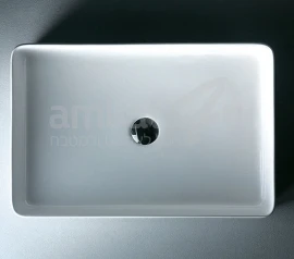 כיור מונח לבן מבריק דק 61/40.5