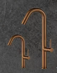 ברז גבוה / נמוך רוז גולד ריינבואו