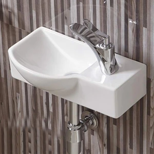 כיור אנג''וי ENJOY תלוי + ברז מים קרים PONI