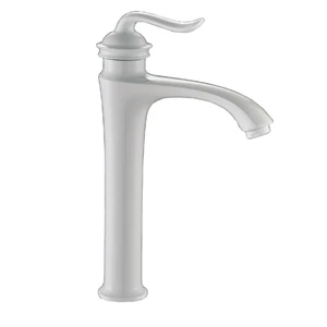 ברז אמבט ענתיק לבן מט ארוך