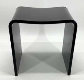 מושב אקרילי לאמבטיה - שחור