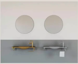 סט מעוצב - תליה זכוכית אינטגרלי במידות שונות