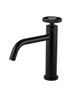 ברז פרח מים קרים שחור מט 8339B