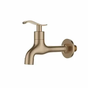 ברז מים קרים מהקיר רוז גולד 1335G