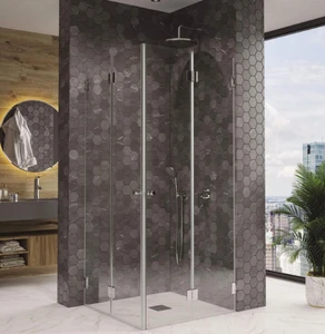 מקלחון הרמוניקה פינתי מתקפל ספייס SPACE