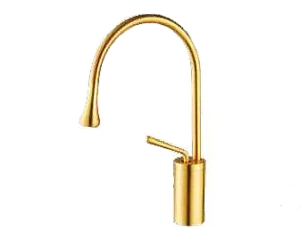 ברז נמוך LOKA זהב מט