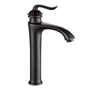 ברז אמבט ענתיק שחור מט